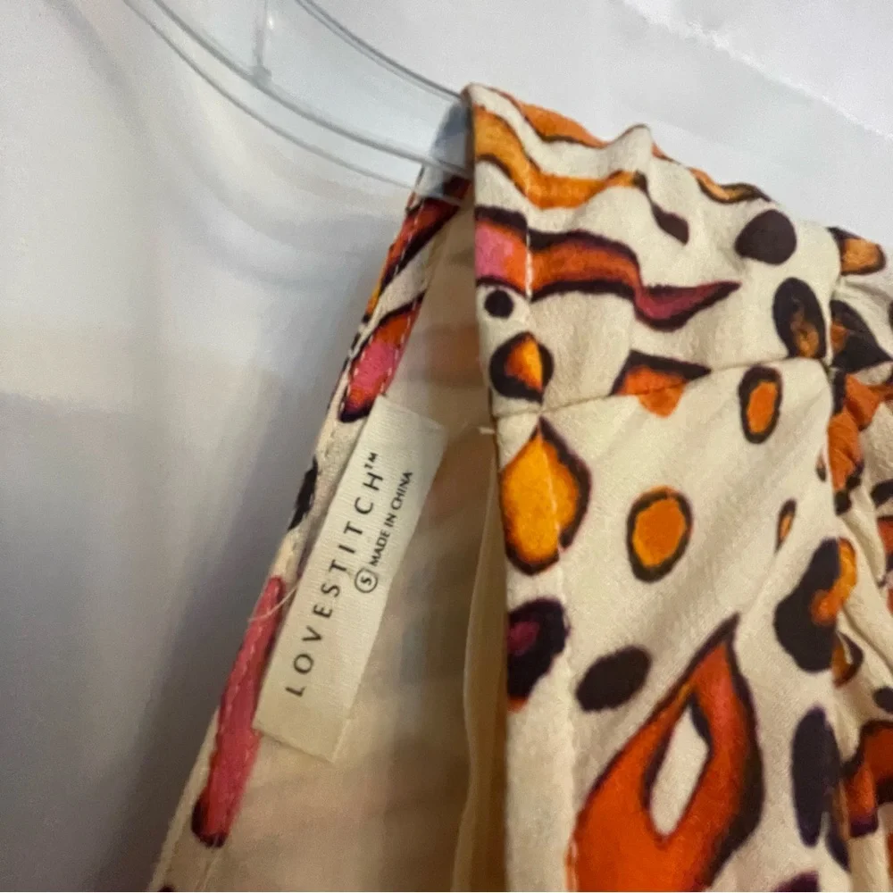 Love Stitch Orange and pink Sundress - Picture 6 of 7